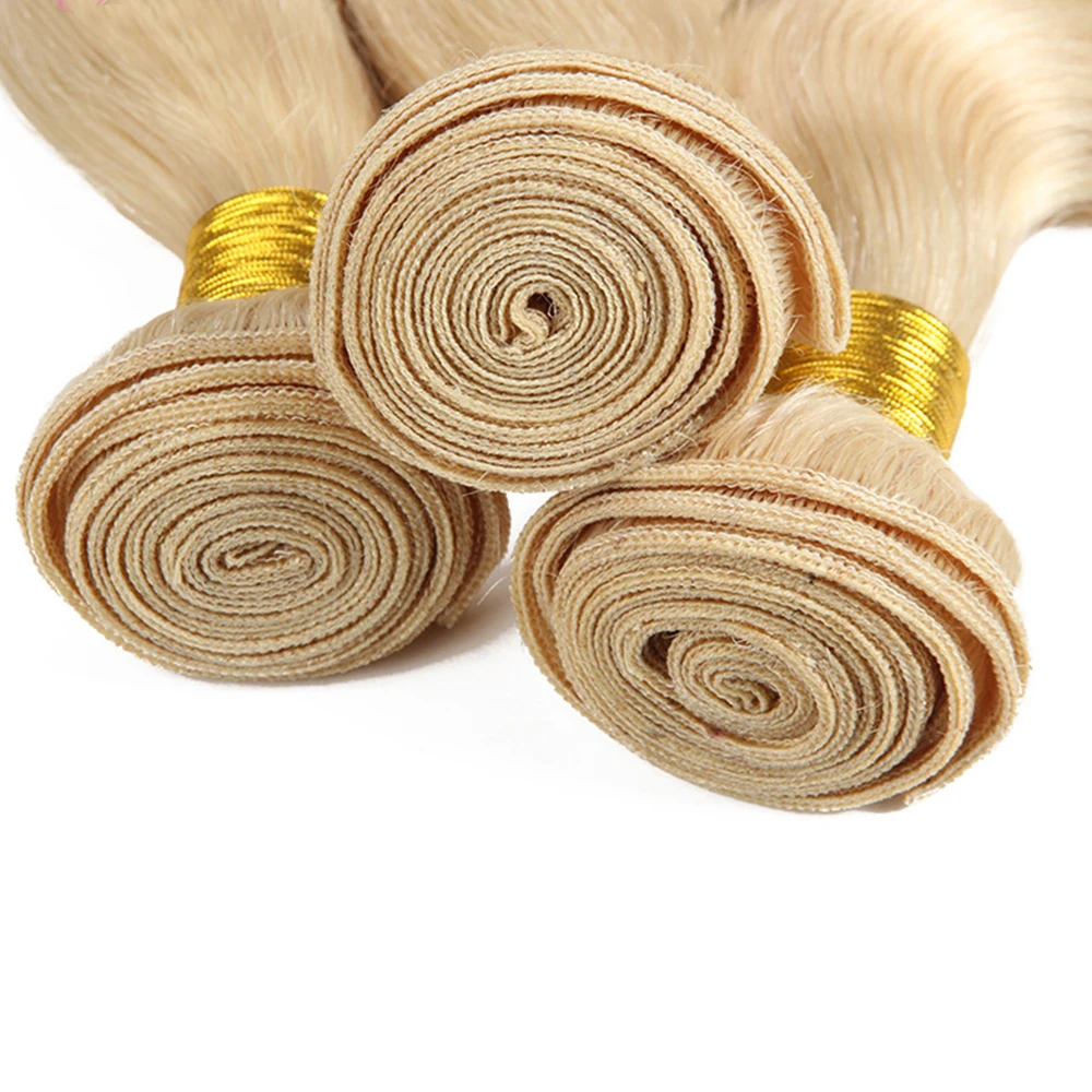 613-Blonde-Hair-3-Bundles-Brazilian-Body-Wave-Human-Hair-Weave-Bundles-Non-Remy-Hair-Weft (1)