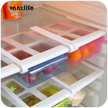 

Vanzlfie refrigerator shelf plate thickening classification kitchen space drawer storage box refrigerator storage rack