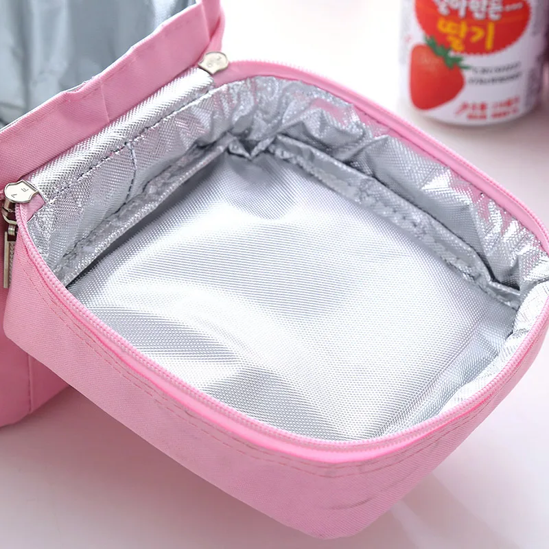 square lunch box bag