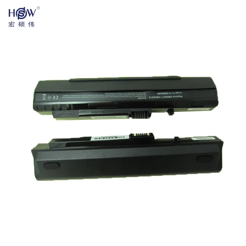 HSW черный 6 элементная батарея для acer Aspire One A110 A150 D210 D150 D250 ZG5 UM08A31 UM08A32 UM08A51 UM08A52 UM08A71 UM08A72 UM08A73