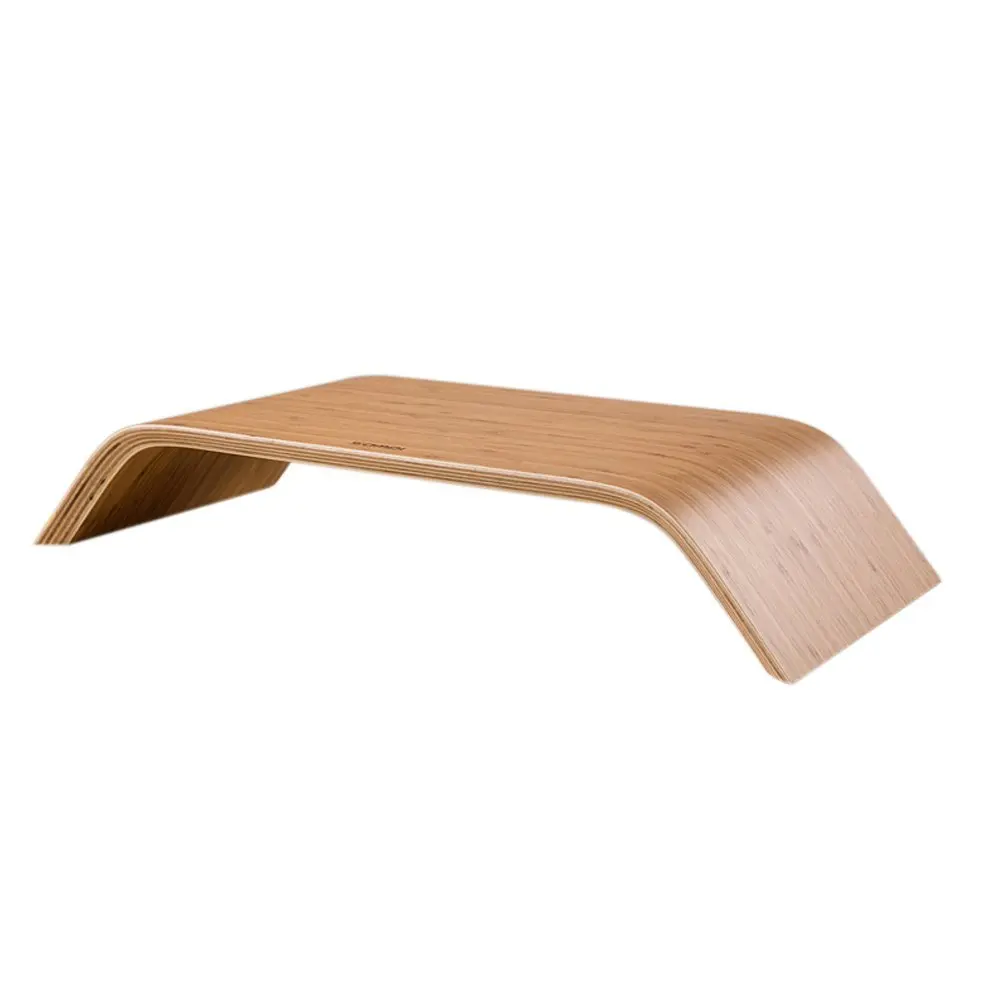 

SAMDI Universal Desktop Computer Monitor Heighten Wooden Stand Dock Holder Display Bracket for iMac PC Notebook Laptop
