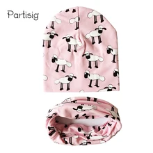 Baby Hats Animal Printing Cotton Baby Caps Children Hat font b Scarf b font 2pcs Set