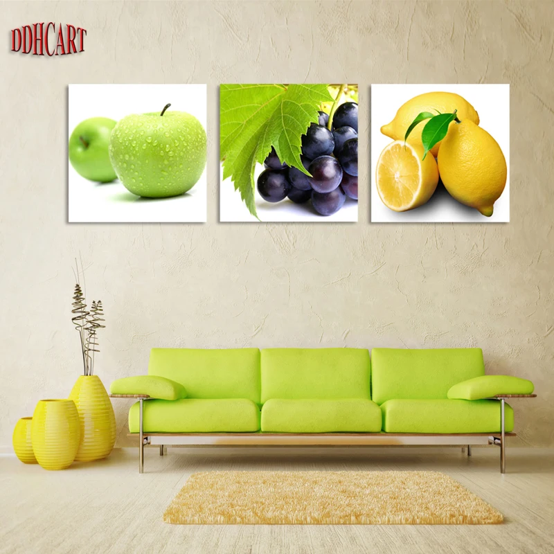 3 Piece Fruit Picture Modern Wall Painting Home Decoration Art Picture