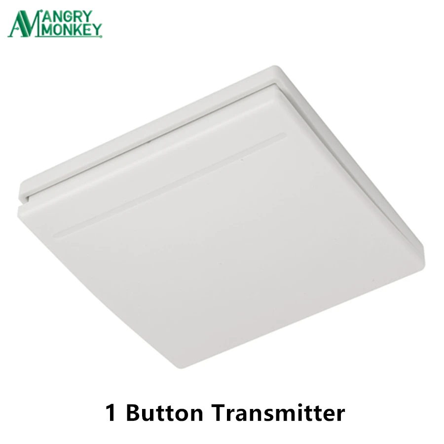 

433Mhz Remote Control Wall Panel switch 1 2 3 Key 1 2 3 Channel Sticky RF transmitter Remote control Lighting Electric Door