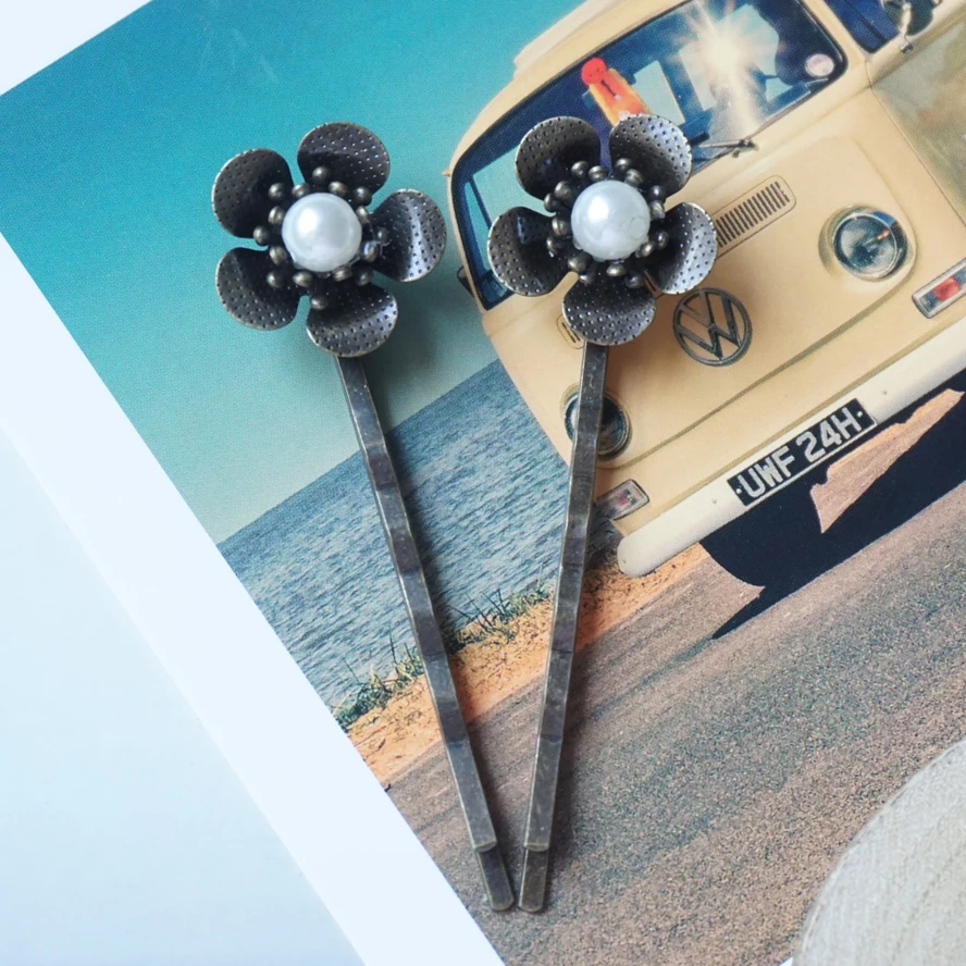 Hairpins woman lady fashion Hair Accessories retro vintage bronze Hair