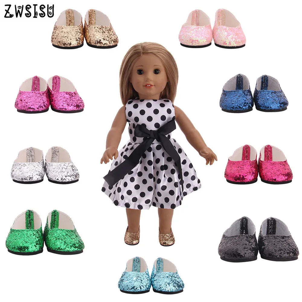 Doll Shoes Design For 18 Inches American Doll And 1//3 BJD Doll Baby Fashion Gift