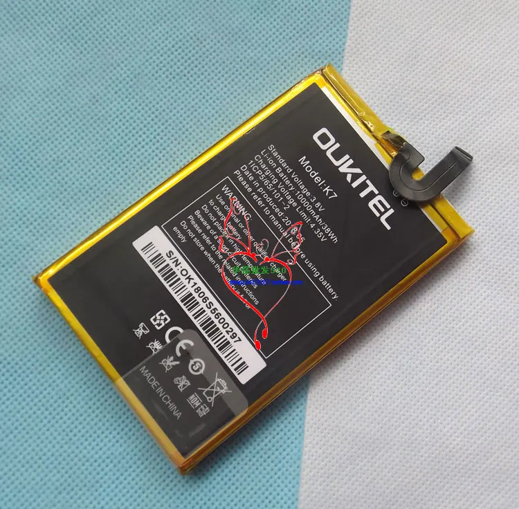 oukitelk7battery