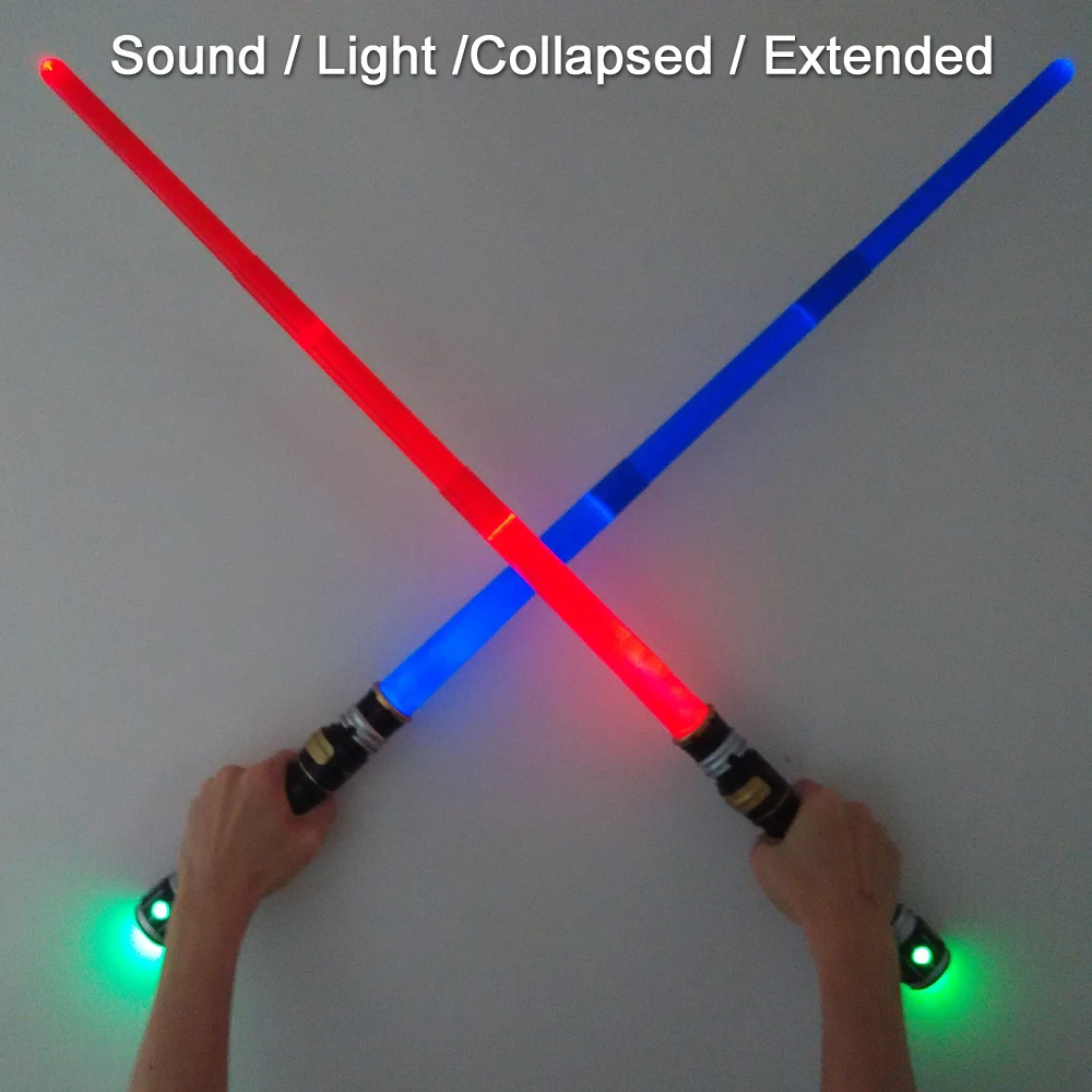 

Red/Blue Sword Toys with Light and Sound Lightsabers
