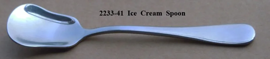 2233-41 нержавеющая сталь Мороженое Ложка зеркало/Столовые приборы/лед ложка/посуда/лед чайная ложка