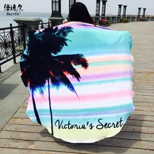 

Toallas Toalla Microfibra Free Shipping Cross Border Pure Cotton Round Wholesale Hawaii Style Picnic Soft Big Stripes Towel