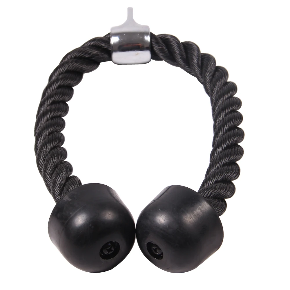 

black arm resistance bicep rope press pull down cable attachment gym fitness exercise for wholesale and freeshipping kylin sport