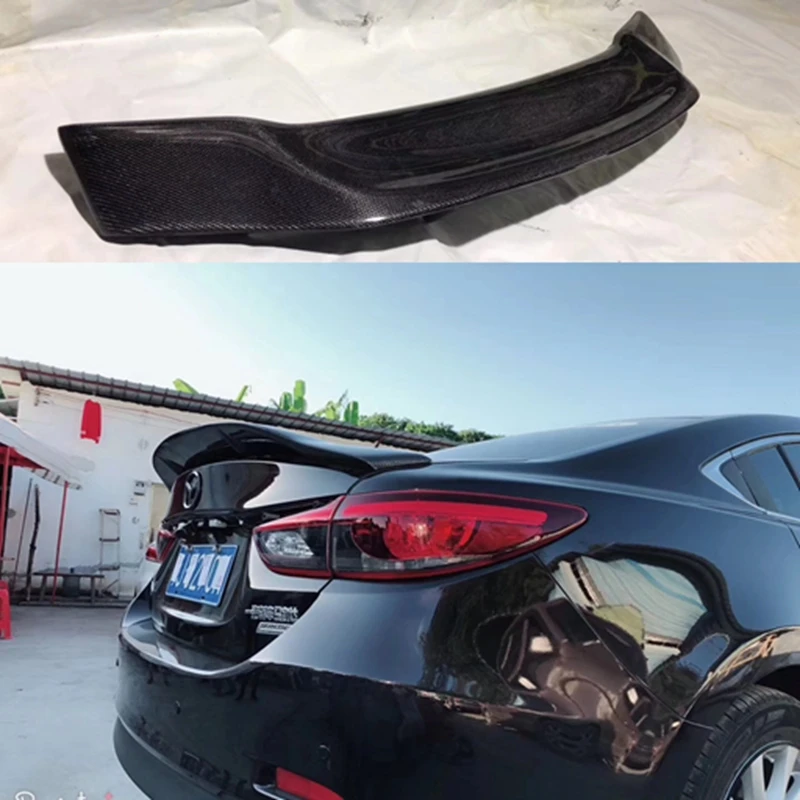 for Mazda 6 2015 2018 atenza spoiler high quality carbon fiber car rear
