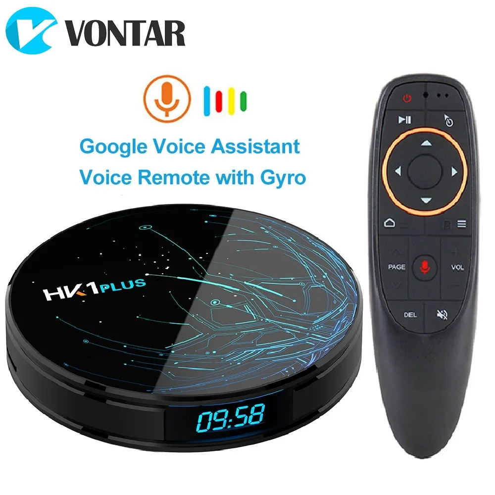 

HK1 Plus 4GB 64GB Android 8.1 TV BOX Amlogic S905X2 Quad Core Dual Wifi Bluetooth4.0 USB3.0 H.265 4K 60pfs Youtube Google Play