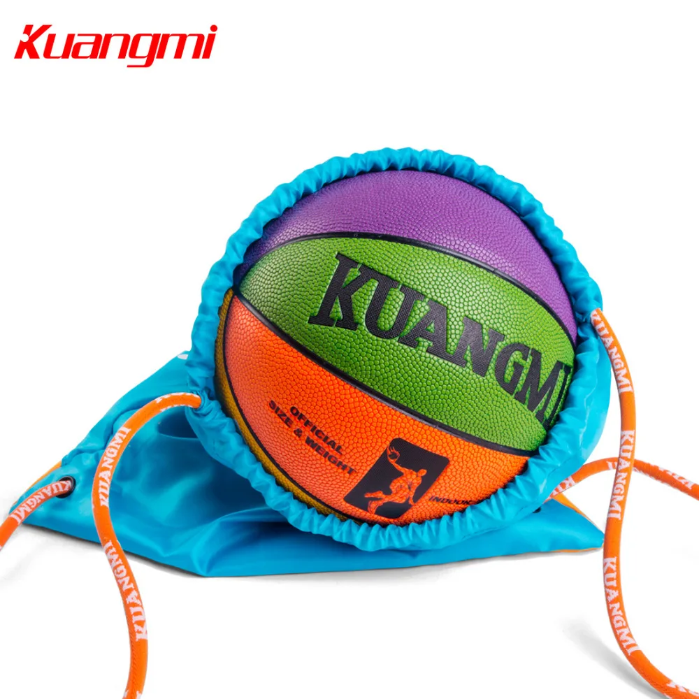 Kuangmi Children Basketball Backpack Adjustable Shoulder Strap Soccer Volleyball Folding Backpack Knapsack Kids Ball Storage Bag Kuangmi Children Basketball Backpack Adjustable Shoulder Strap Soccer Volleyball Folding Backpack Knapsack Kids Ball Storage Bag