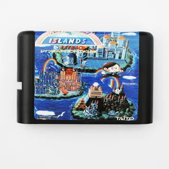

Rainbow Islands 16 bit MD Game Card For Sega Mega Drive For Genesis