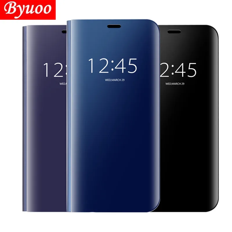 Роскошный зеркальный флип-чехол для Huawei p20 pro mate 20 10 9 honor lite 8 чехол с подставкой huawei