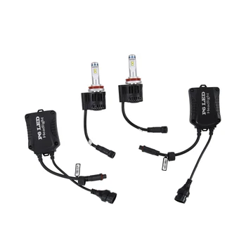 

P6 LED Chip 55W H11 Car LED Headlamp Kit 5500LM Lamp Led Chip 6000K White Double-mouth Head Lamp A20