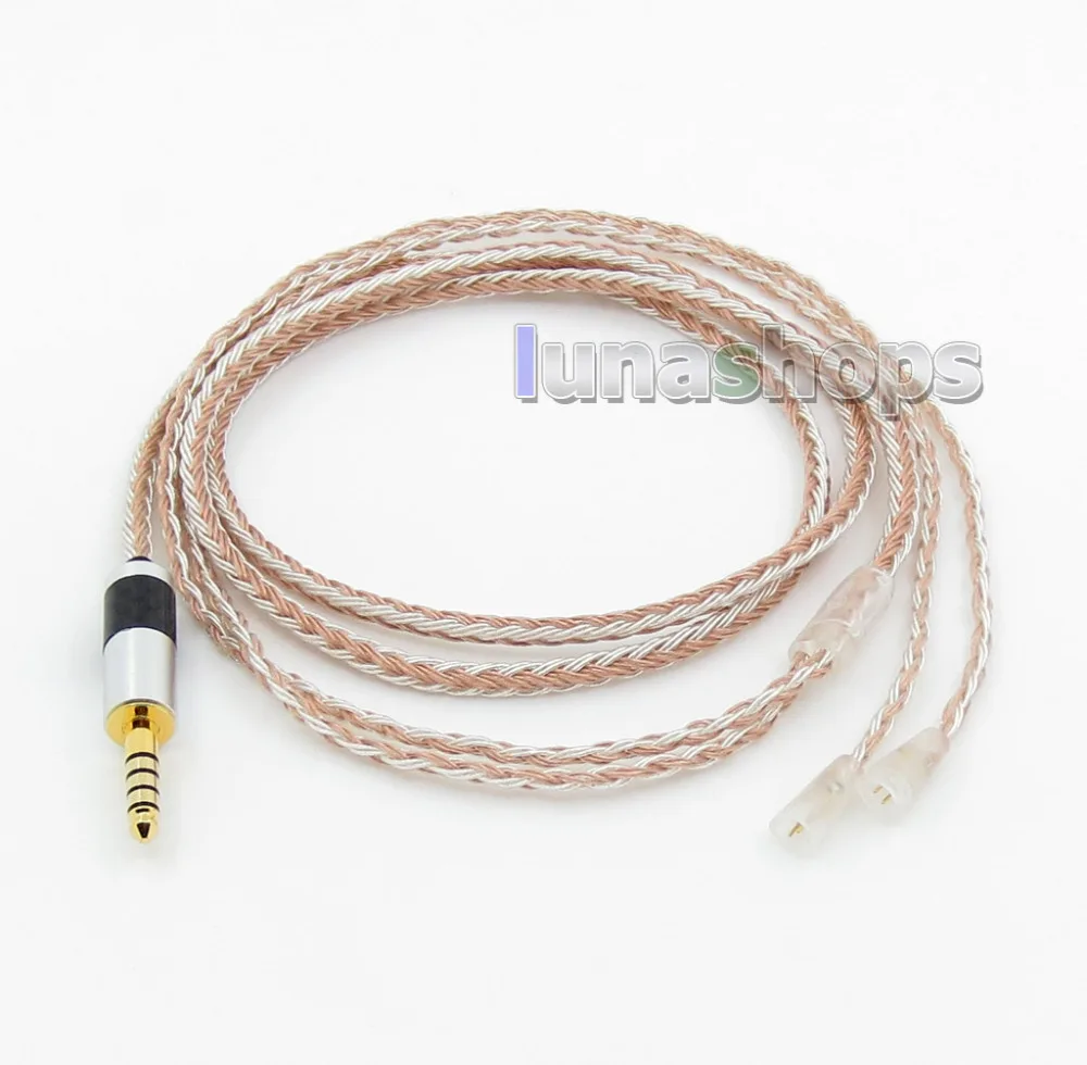 

4.4mm Balanced 16 Cores OCC Silver Mixed Headphone Cable For Sennheiser IE8 IE80 IE8i LN005817