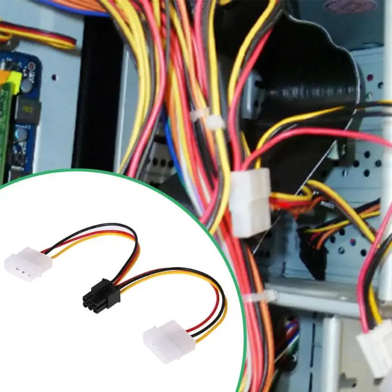 3 шт. 6pin адаптер Molex RGB CCT светодиодный разъем Ширина 17 мм безsolderless для + зажим 1/2