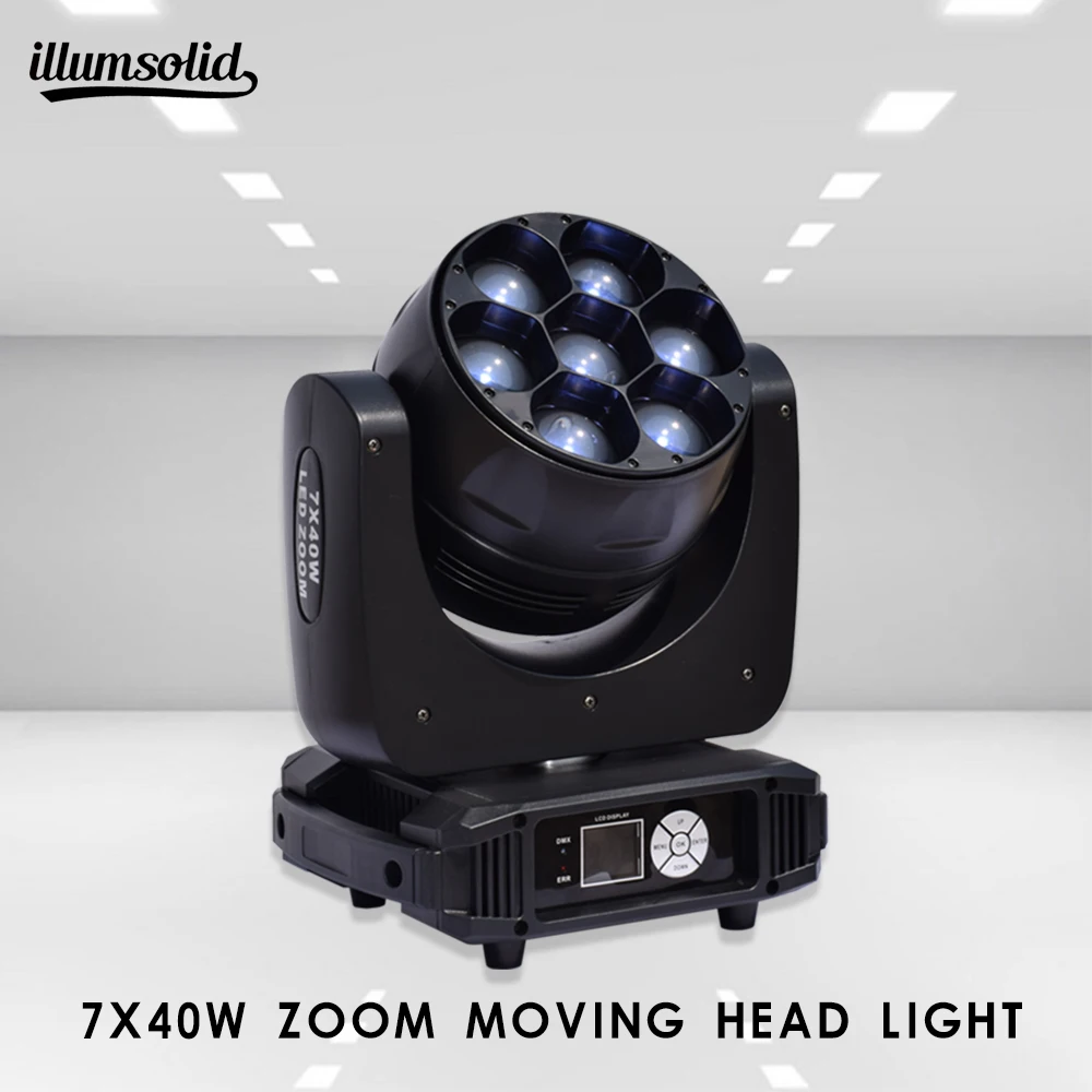 

LED Beam 7X40W RGBW Moving Head Lighting For Parties DJ Disco