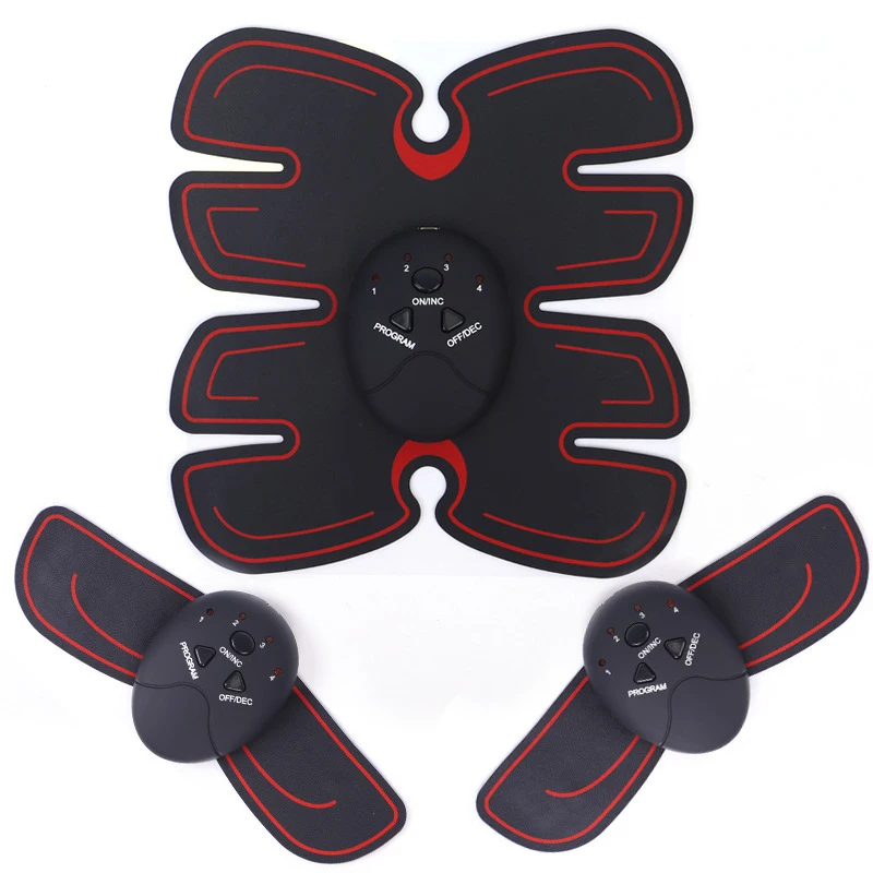 Abdominal Muscle Trainer Rechargeable Vibration Electric ABS Stimulator