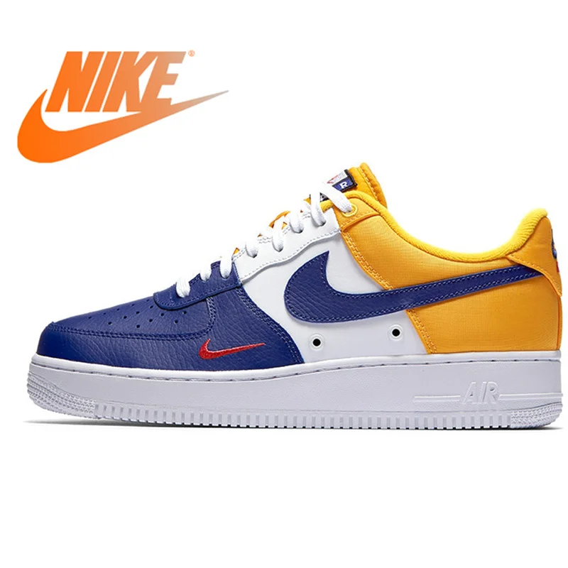 

NIKE AIR FORCE 1 07 LV8 AF1 Stitching Small Hook Skateboarding Men's Skateboard Shoes Comfortable Outdoor Sneakers 823511