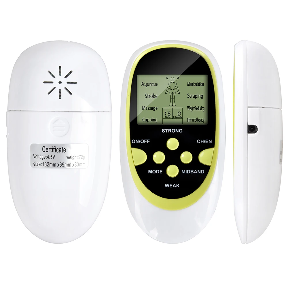 ELERA Electrical Dual-Output Muscle Stimulator Body Relax Massager massage pulse tens Acupuncture Therapy Machine ELERA Electrical Dual-Output Muscle Stimulator Body Relax Massager massage pulse tens Acupuncture Therapy Machine
