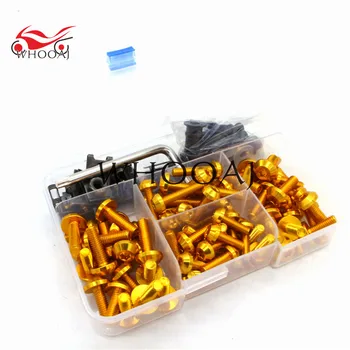 

For Yamaha XJR400 1300 FJR1300 XXS1300 Motorbike Scooters Fairing Body Bolts Spire Speed Fastener Clips Screw Spring Bolots Nuts