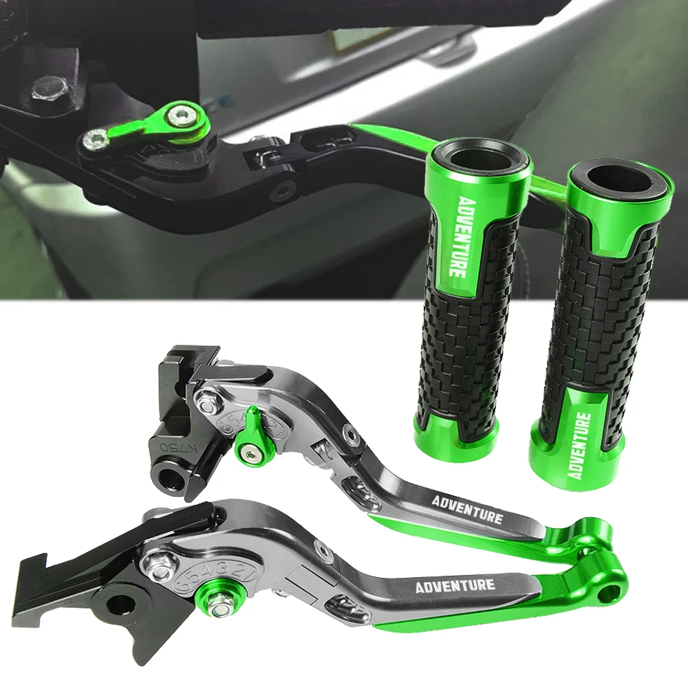 

Motorcycle CNC Aluminum Pivot Brake Clutch Levers Handlebar Grips For KTM ADVENTURE 1050 2016 AdventuRe 1190 2013-2016 2014 2015