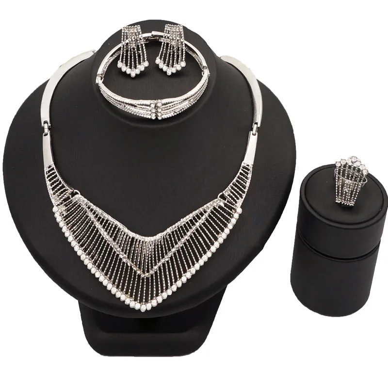 Buy african silver jewelry sets bead jewelry set