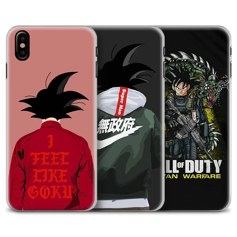 

DRAGON BALL Z DBZ Goku Coque For Apple iPhone 7Plus 7 6SPlus 6S 6Plus 6 5 5S SE 4 4S Mobile Cell Phone Case Cover Shell Bag