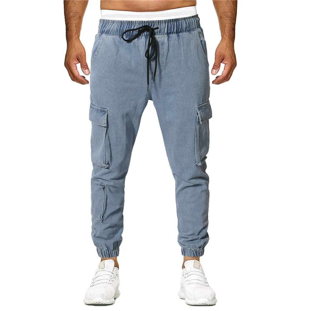 Новые повседневные мужские джинсы Vantage Jogger из джинсовой ткани, рваные джинсы, рваные мужские джинсы Pantalon, байкерские джинсы, бренд Masculino 3