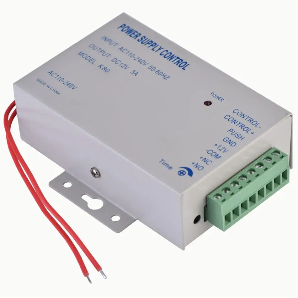 Входной AC110V 240V Выход DC 12V 3A 30W блок питания контроллер для система контроля