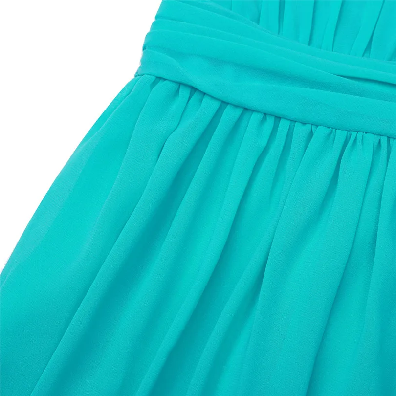 iEFiEL Sleeveless Kids Teenage Flower Girl Dress Floor Length Pageant Wedding Party Formal Occassion Wedding Girls Tulle Dress- HTB1CkgohN6I8KJjSszfq6yZVXXah