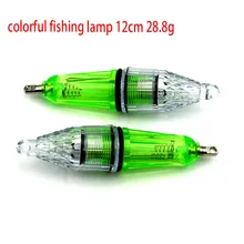 10 шт. из светодиодов глубокое падение подводные вспышки рыбалки свет мини 12 см 28.8 г цвет- сбора серебристые промысла приманки лампа FL001 воблеры рыбалка pesca