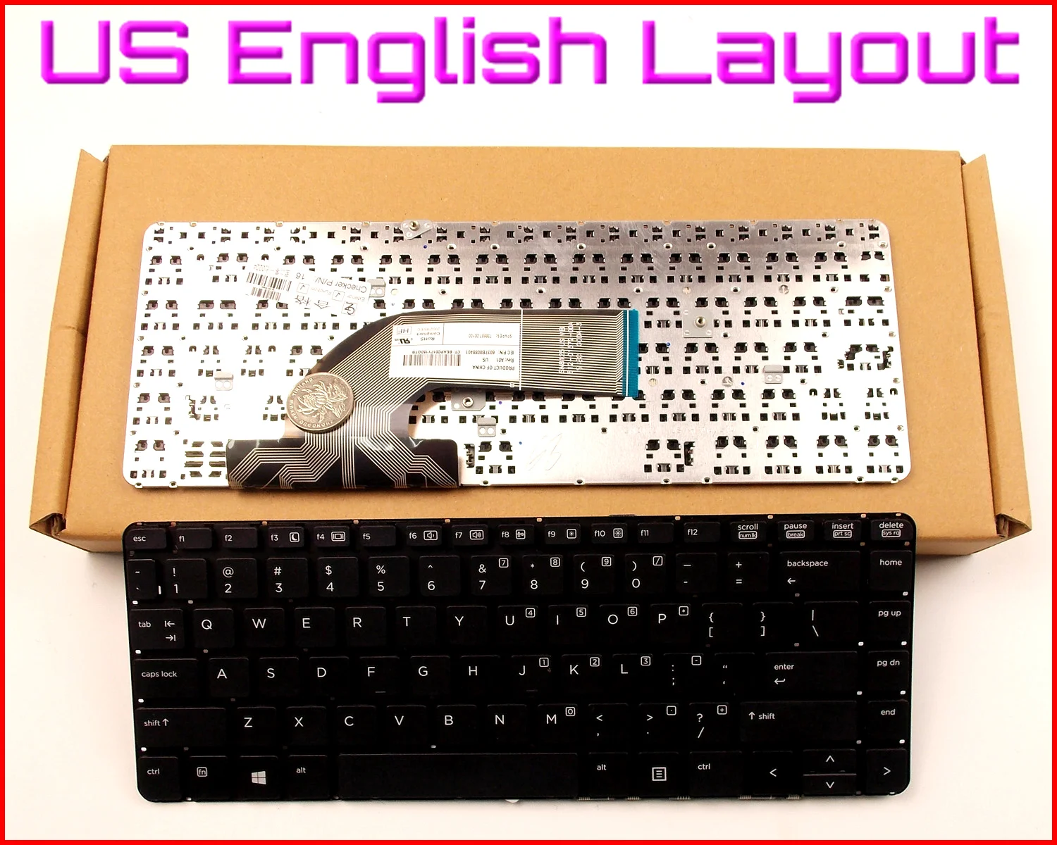 Новая английская клавиатура для ноутбука HP PROBOOK 430 G2 440 G0 445 G1 738687-001 V139426AS1 NSK-CP0SW 01