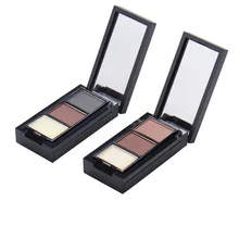 3 Colors Eyebrow Enhancer Eyes Makeup Palette Long-lasting Professional Eye Brow Powder Eyebrow Wax Color Palette Eyebrow Dye