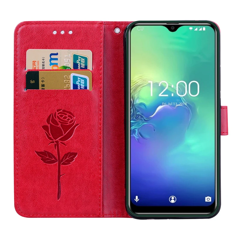 الأزياء زهرة غطاء الهاتف المحمول قذيفة حقيبة ل Oukitel C15 برو حالة سيليكون بو محفظة طي جلدية حالة ل Oukitel C15 برو كوكه