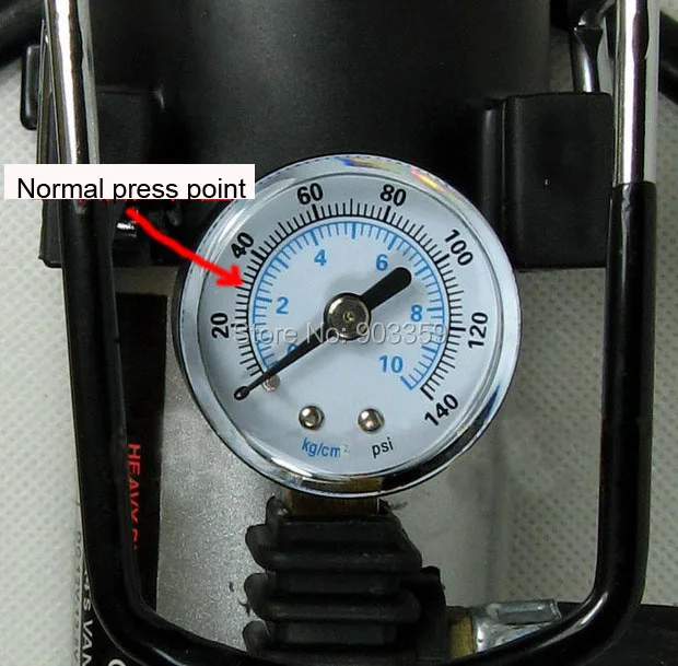 Портативный оборудованный точный датчик давления 100 PSI мини 12 В Электрический автомобильный воздушный компрессор шинный насос