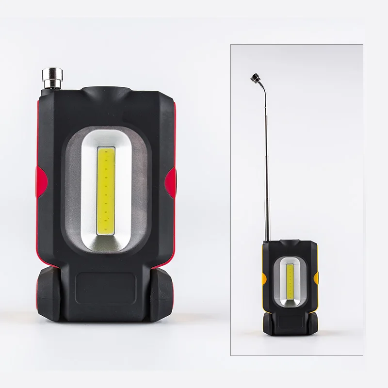Kopen Camping Haak Beugel COB LED Mini Emergency Bottom mini magnetische led licht statief led verlichting