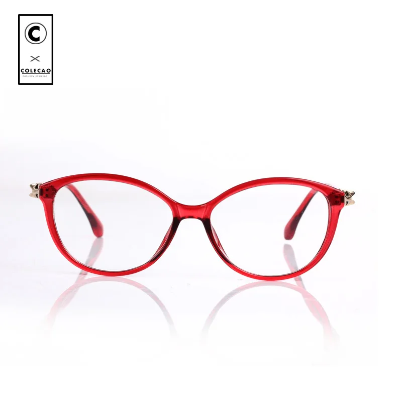 COLECAO Fox Design Spectacle 2018 Fashion Women Glasses myopia nerd Eyeglasses Frame Vintage Clear Lens Optical | Аксессуары для
