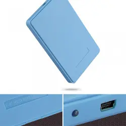 NOYOKERE Новый Синий внешний корпус для жесткий диск Usb 2,0 Sata Hdd портативный случае 2,5 "дюймовый Поддержка 2 ТБ жесткий диск