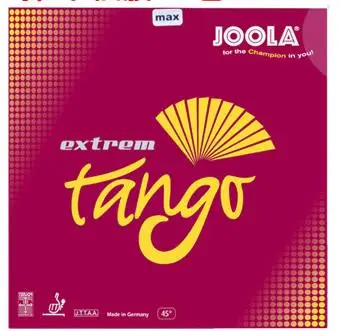 Оригинальная резиновая губка для настольного тенниса JOOLA extreme tango ZACK, Золотая липкая Резина для танго+ 54D немецкий - Цвет: Tango Black