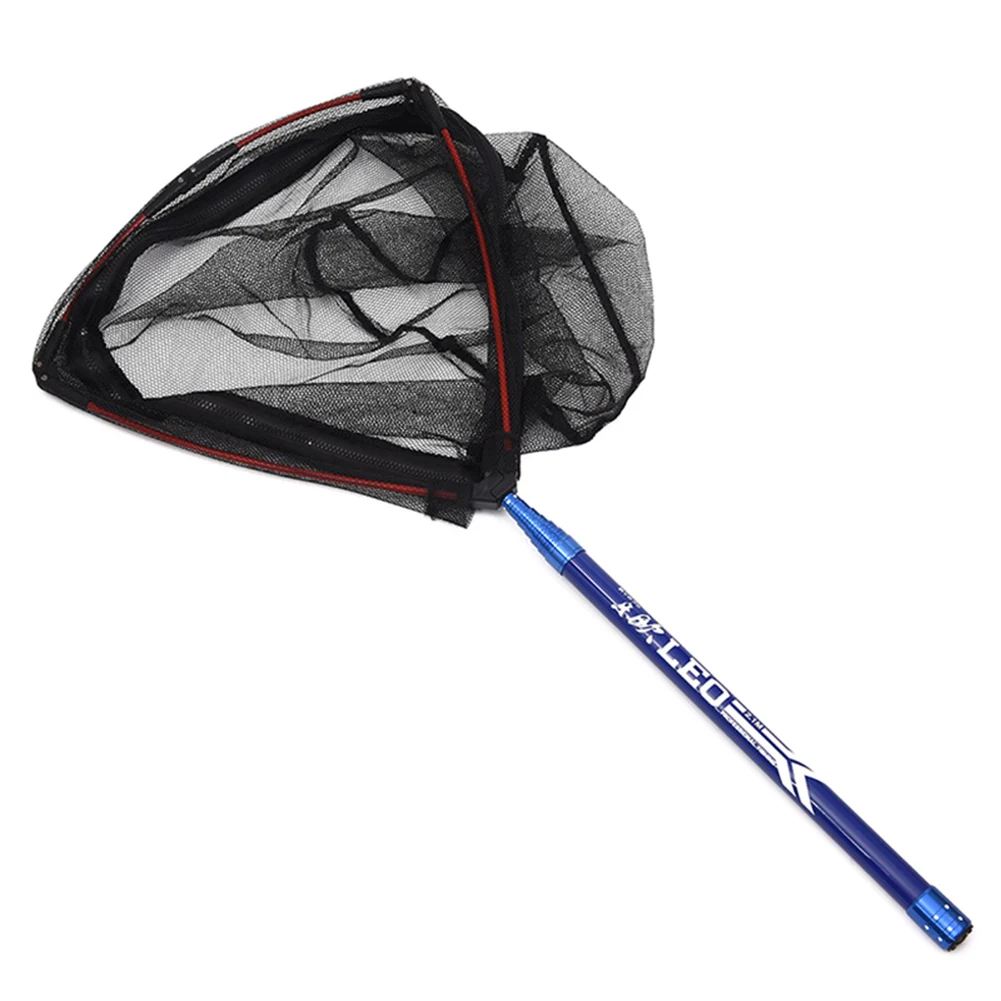 1.2 M Folding Fishing Dip Net Carbon Fiber Nylon Mesh Portable Fish