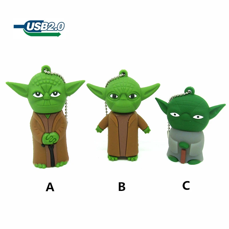 Звездные войны usb флэш накопитель Jedi master Yoda pendrive 4G 8G 16G 32G карта памяти u диск