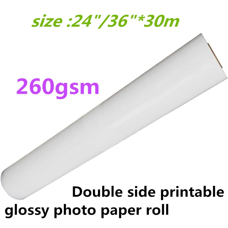 Цена по прейскуранту завода 260GSM двухсторонняя Глянцевая 24 &quot/36&quot размер