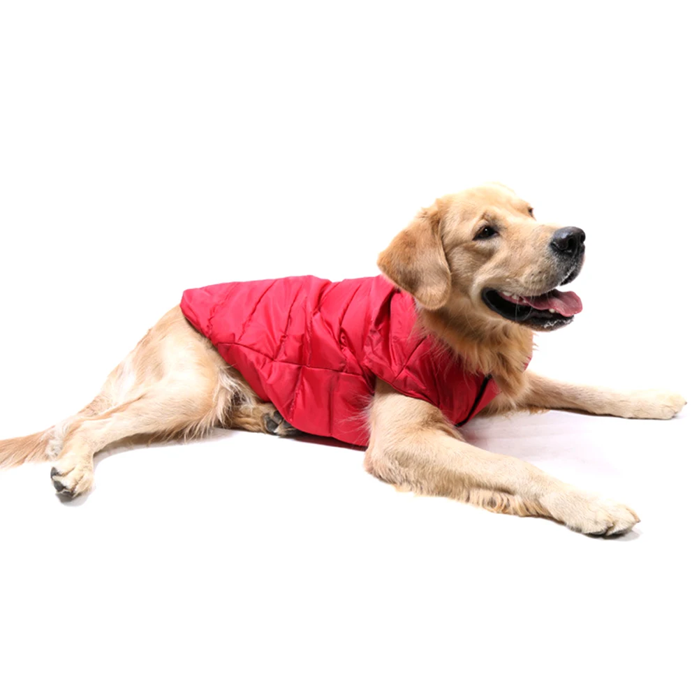 Новейший жилет-одежда для собак-как Pet хлопковая куртка для средних и больших для больших собак ветронепроницаемая Водонепроницаемая теплая одежда для собак