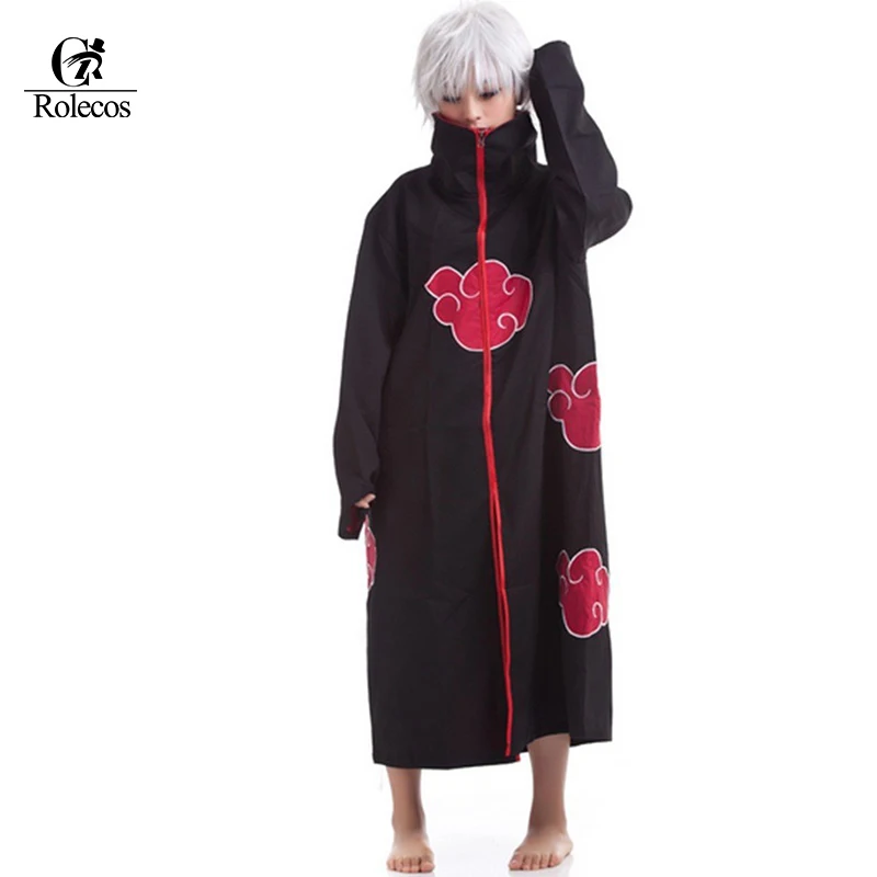 

Rolecos Cosplay Anime Naruto Akatsuki Uchiha Itachi Cloak Cosplay Costumes Naruto Costume