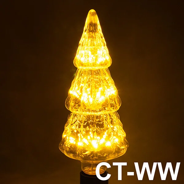 E27 3D лампа светодиодный RGB светильник, украшение на Рождество, лампа A60 ST64 G80 G95 G125 флакон со стразами Сердце Череп 110V 220V светодиодный лампы - Цвет: MTX-CT-WW