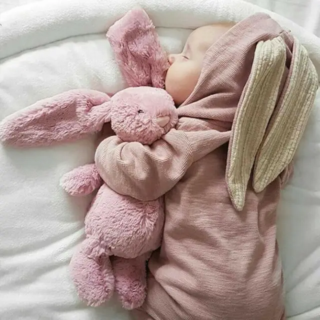US $5.84 Cute Newborn Baby Boy Girl Bunny Rompers Long Ear Hooded Jumpsuit Rabbit Playsuit Autumn Winter Bab